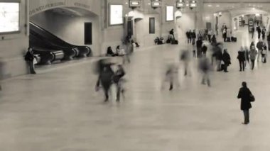 Midtown, Manhattan 'daki Grand Central Terminal Tren İstasyonu, New York, Zaman aşımı. 