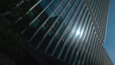 Amsterdam Financial Mile, Amsterdam, Hollanda 'da modern yüksek ofis binaları olan iş bölgesi. 