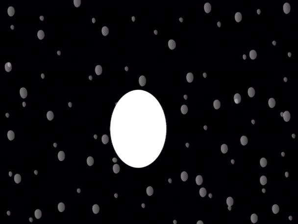 Charmig Frosty Animerad Jul Snögubbe Transparent Bakgrund — Stockvideo