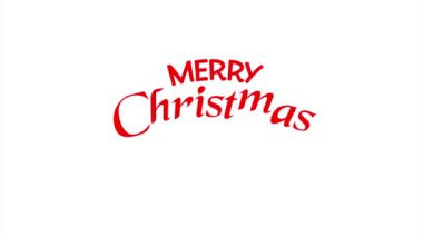 Mutlu Noeller Kırmızı Metinlerle Beyaz Arkaplanda