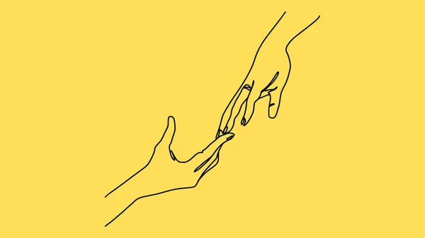 continuous one line drawing hand holding a hand in minimalist style. minimalist minimalism. minimalist line art design, minimalist, wall art, decor