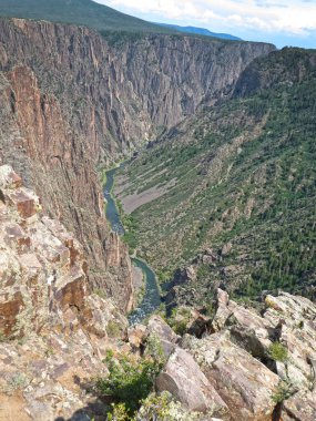 Black Canyon Ulusal Parkı, Gunnison, Colorado, ABD.