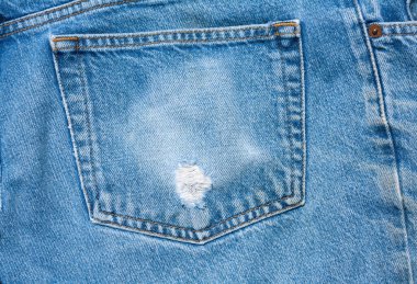 eski aşınmış kot.