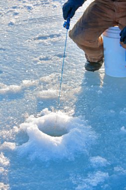 Buz Balıkçısı Kum Çubuğu Milton, Verrmont