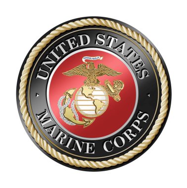 A.B.D. Deniz Kuvvetleri Amblemi.