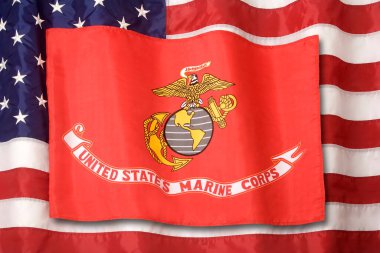 ABD Deniz Piyadeleri bayrak.