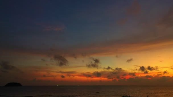 Widok Lotu Ptaka Plaża Phuket Morze Tajlandia Krajobrazy Widok Plaży — Wideo stockowe