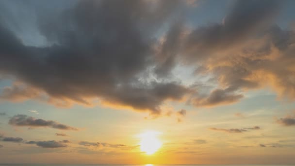 Time Lapse Sweet Sunset Landscape Amazing Light Nature Cloudscape Sky — Vídeo de Stock