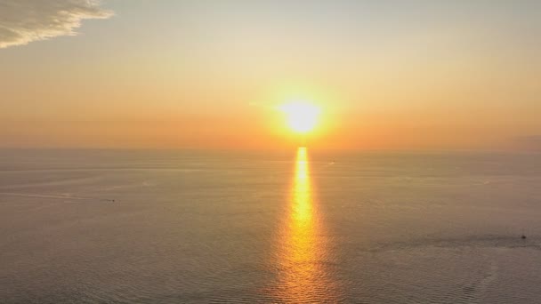Aerial View Sky Sunset Promthep Capepromthep Cape Most Popular Famous — Vídeo de stock