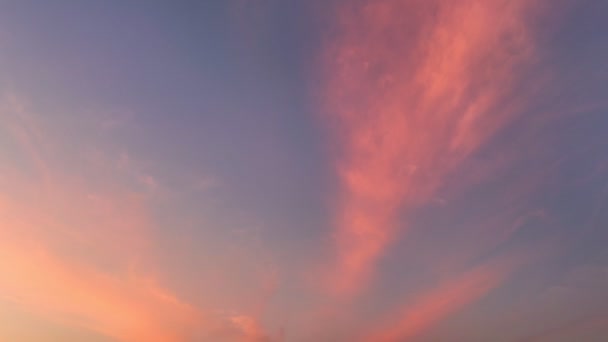 Widok Lotu Ptaka Słońce Zachodzi Kolorowe Niebo Wpływ Powierzchnię Oceanupiękno — Wideo stockowe