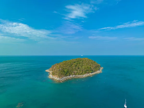 Paisagem Vista Aérea Lugar Surpreendente Atracções Turísticas Mar Azul Turquesa — Fotografia de Stock