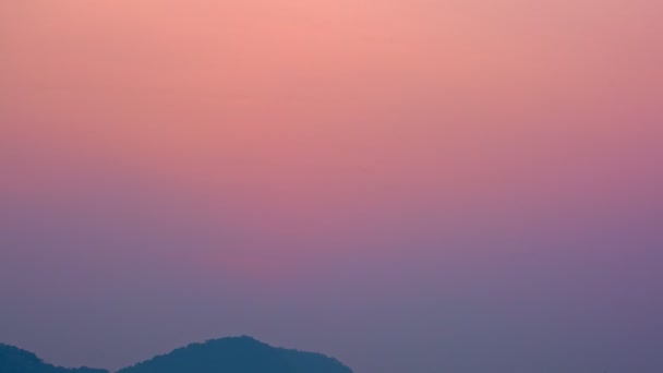 Vista Aérea Céu Bonito Nascer Sol Acima Ilha Cena Céu — Vídeo de Stock