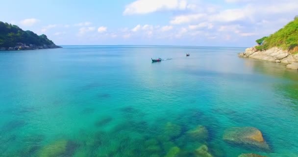 Vista Aérea Hermosa Salida Del Sol Phuket Gran Buda Cima — Vídeo de stock
