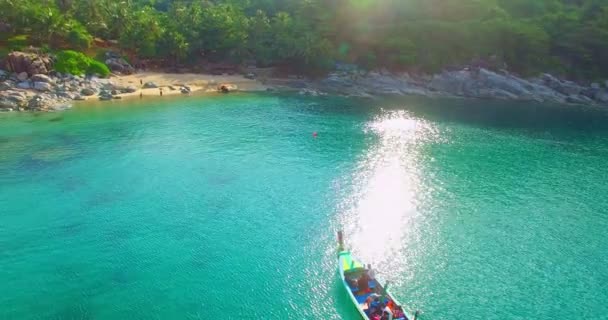 Tepenin Tepesindeki Phuket Büyük Buda Hava Manzarası Güzel Bir Gün — Stok video