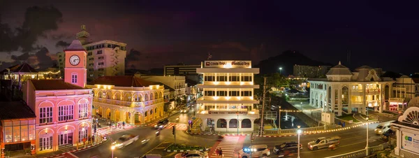 Editorial Phuket Tailândia Maio 2023 Time Lapse Lighting Show Ancient — Fotografia de Stock