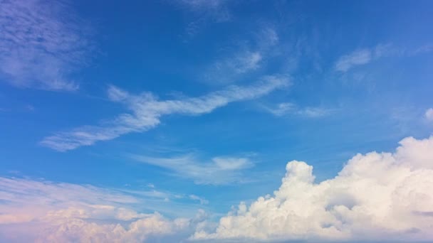 背景のための美しい曇りの空の風景映像 — ストック動画