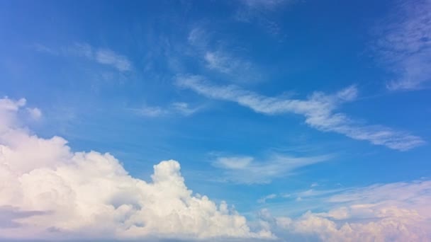Riprese Panoramiche Bel Cielo Nuvoloso Sfondo — Video Stock