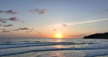 Karon Beach, Phuket güzel gün batımı