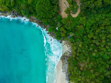 Özgürlük plajı manzaralı Patong, Phuket 