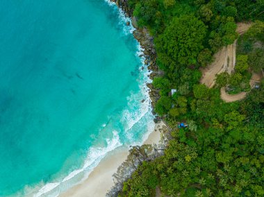 Özgürlük plajı manzaralı Patong, Phuket 