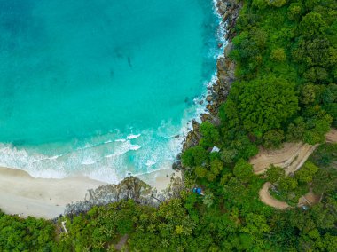 Özgürlük plajı manzaralı Patong, Phuket 