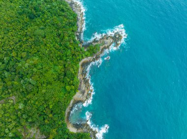 Özgürlük plajı manzaralı Patong, Phuket 