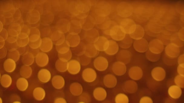 Боке Свічки Священному Вівтарному Столі Свічки Помаранчево Жовтих Окулярах Розміщують — стокове відео