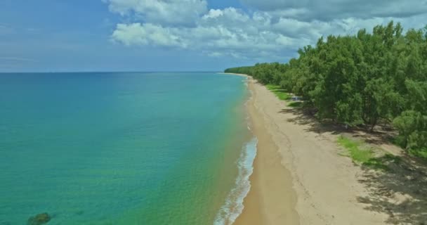 Nádherná Scenérie Tropické Tajné Rajské Pláže Uklidňující Křišťálově Modré Moře — Stock video