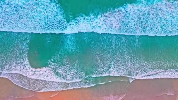 Εναέρια Άποψη Σκηνή Των Κυμάτων Στο Patong Παραλία Πουκέτ Κύματα — Αρχείο Βίντεο