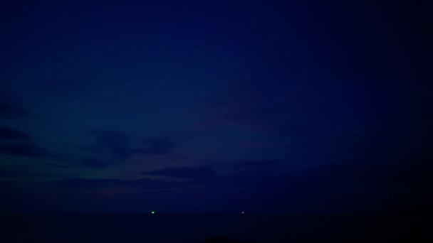Tempo Lapso Dia Noite Céu Dramático Com Nebulosidade Colorida Pôr — Vídeo de Stock