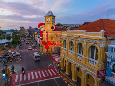 Phuket,Thailand-December,31,2023: celebrations events in Phuket Town to attract tourists