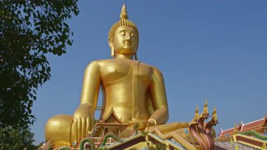 Dünyanın en büyük altın Buda heykelinin zarif parmakları.