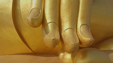 Altın parmak dünyanın en büyük altın Buda heykelinde bulunur.