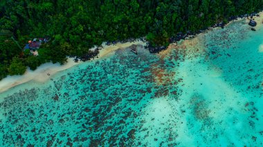 Bereketli yeşil ormanları, mercan resifleri ve çeşitli mercan ve çeşitli balıklarla dolu derin mavi sularıyla Surin Adaları kıyı şeridini sersemleten hava manzarası, onu dalgıçlar için popüler bir varış noktası haline getiriyor.