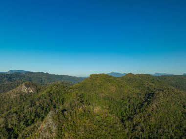 Tayland 'daki en güzel şelalenin havadan görünüşü