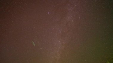 Samanyolu 'nun zaman aralığı gece döner.