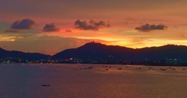 gün batımında Denizi, Tayland