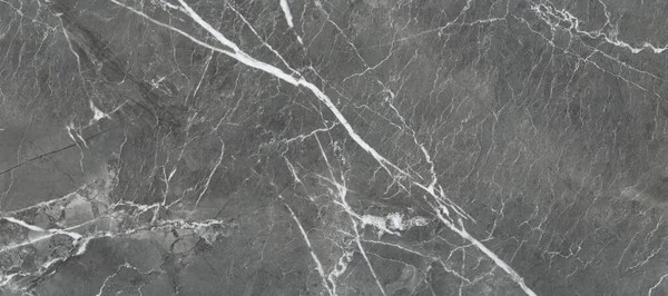 Ürün tasarımı için beyaz ve mavi desenli doğal koyu siyah mermer (Altın Rusya) doku arka planı.