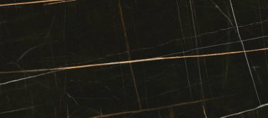 Sarı damarlı siyah mermer arka plan doğal taş döşeme dokuları.