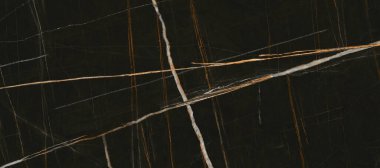 Sarı damarlı siyah mermer arka plan doğal taş döşeme dokuları.