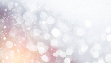 Bokeh sihirli arka plan. Renkli kar ışığı soyut Noel kar taneleri. Tatilin dikkati dağıldı. Yüksek kalite fotoğraf