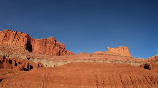 Ervaar Ontzagwekkende Schoonheid Van Utahs Escalante Gebied Als Rijdt Door — Stockvideo