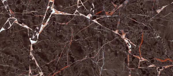 Kahverengi çatlamış mermer taş mermer taş mermer desenli duvar kağıdı arka planı.
