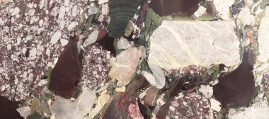 Yüksek çözünürlüklü doğal kahverengi mermer dokusu seramik duvar fayansları ve zemin fayansları için doğal brükcia mermer karoları granit levha taş seramik fayans, kırsal mat dokusu.