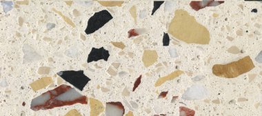 Doğal Beton Doku, Terrazzo Mermeri, doğal taşlı mozaik döşeme, granit, mermer, kuvars.