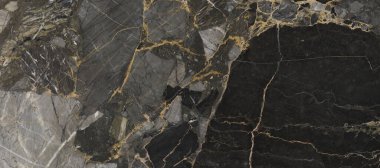 black marble with golden veins, Black marble natural pattern for background, Gold marble texture with lots of bold contrasting veining, Luxury Emperador marble stone for ceramic floor and wall tiles. clipart