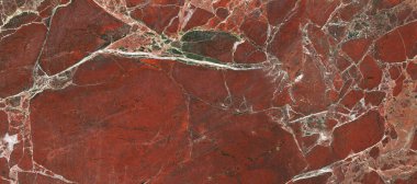 Lüks İtalyan kırmızı taş desenli arka plan. Güzel yumuşak mineral damarları olan kırmızı taş dokusu. arka plan için koyu kırmızı mermer doğal desen, egzotik soyut kireç taşı.