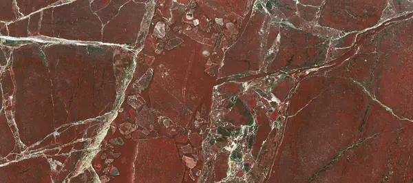 Lüks İtalyan kırmızı taş desenli arka plan. Güzel yumuşak mineral damarları olan kırmızı taş dokusu. arka plan için koyu kırmızı mermer doğal desen, egzotik soyut kireç taşı.