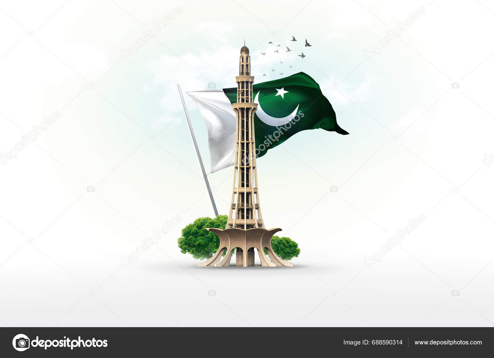 Minar Pakistan Declaration Independence Pakistan Resolution Were Passed