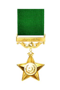 Nishan-e-haider madre watan ke janisaro ko salam, youm e difa calligraphic. Savunma günü. 3d resimleme.